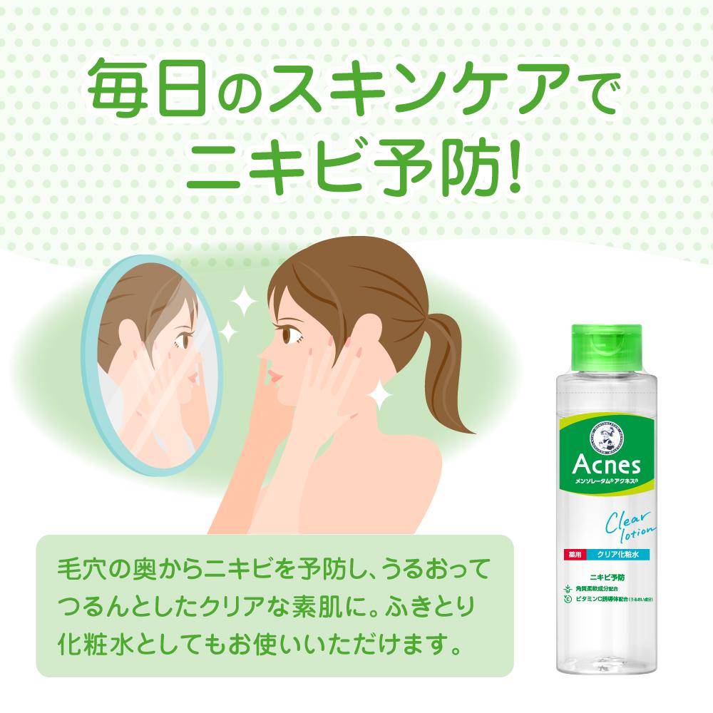 Rohto Pharmaceutical Acnes Medicated Clear Lotion 180ml S1781