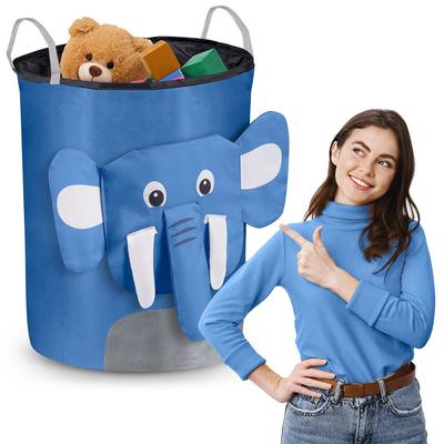 Nukido Toy Basket - Blue Elephant
