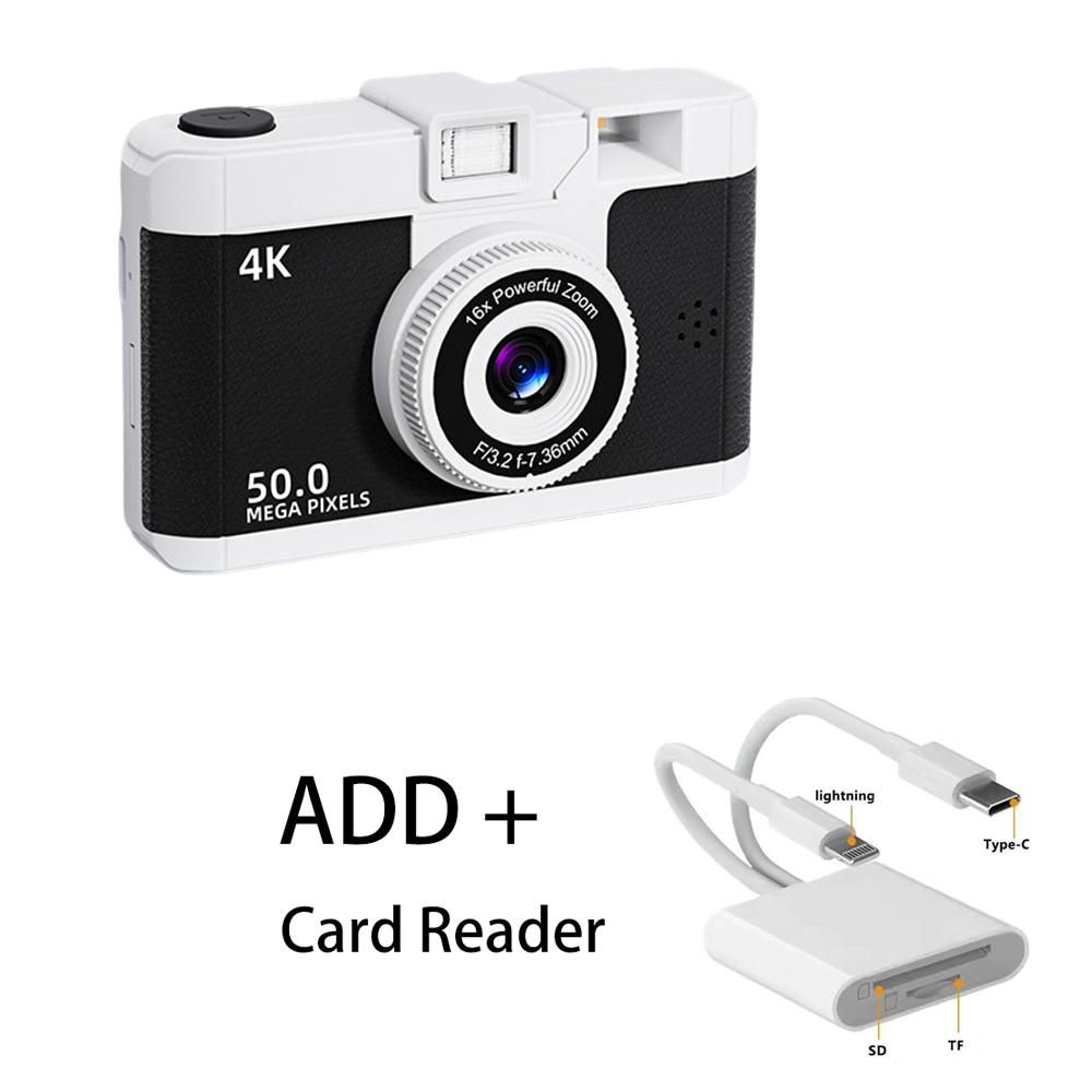 Dual-Kamera-Fotomaschine Retro-Punktkameras HD 1080P Digitalkamera Kindergeburtstagsgeschenke Audio- und Videokarte