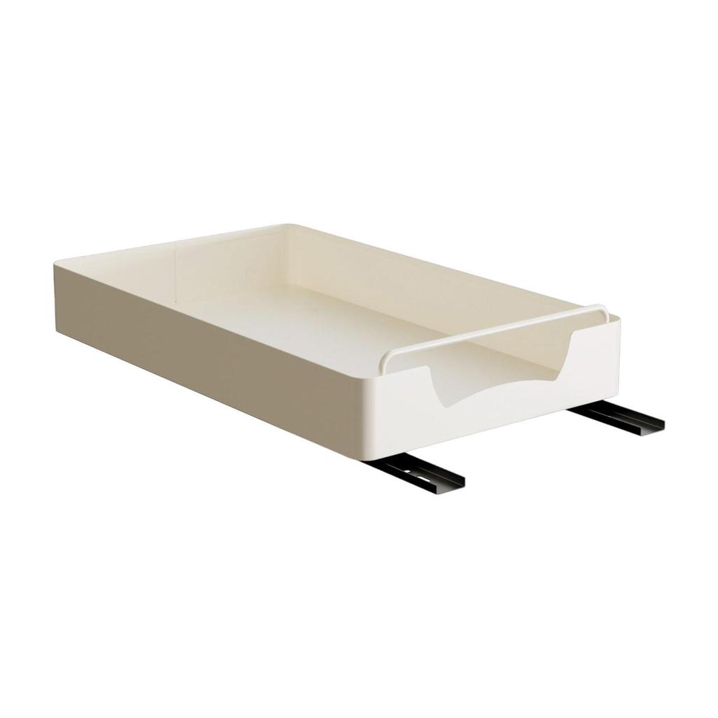 Cabinet Organizer Extendable Shelf Sliding Drawer Carbon Steel Multifunctional for Room Bedroom