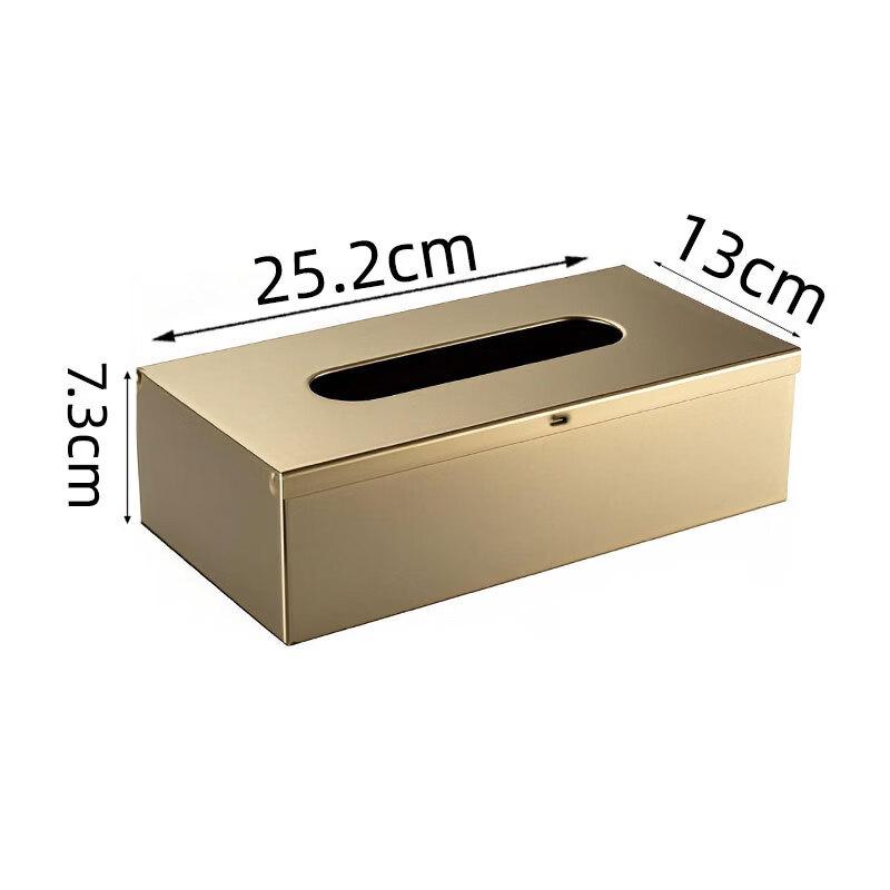 Cmaos Square Gold-Plated Countertop Tissue Box