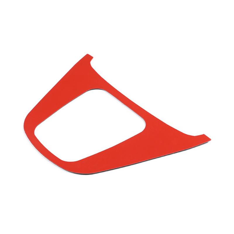 Embellecedor adhesivo para marco de panel de cambio de marchas de control central de fibra de carbono para Honda CRV 2007 2008 2009 2010