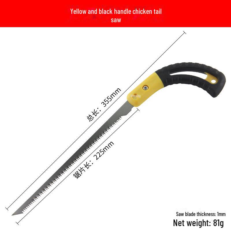 Phoenix Tail Mini Hand Saw - SK4 Steel, Gypsum Board, Pruning & Fast Logging Saw