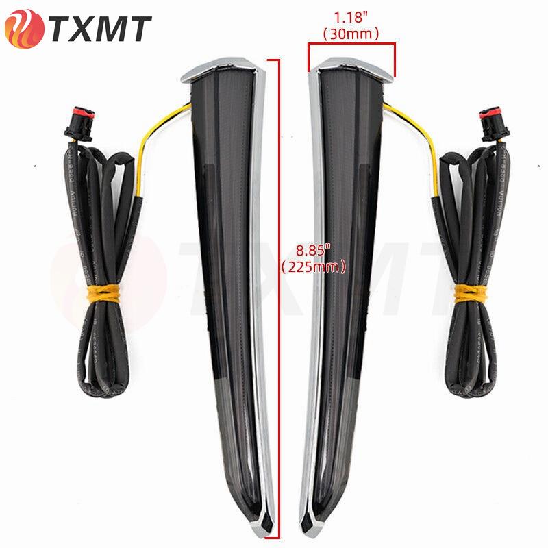 Harley CVO Road King Street Glide Leg Shield Lights & Turn Signals (2014-2023)