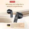 Originální bezdrátová sluchátka Lenovo LE259 Bluetooth 6.0 HIFI Herní sluchátka s potlačením hluku Sluchátka na cvičení Přehrávání hudby Stereo Sportovní sluchátka