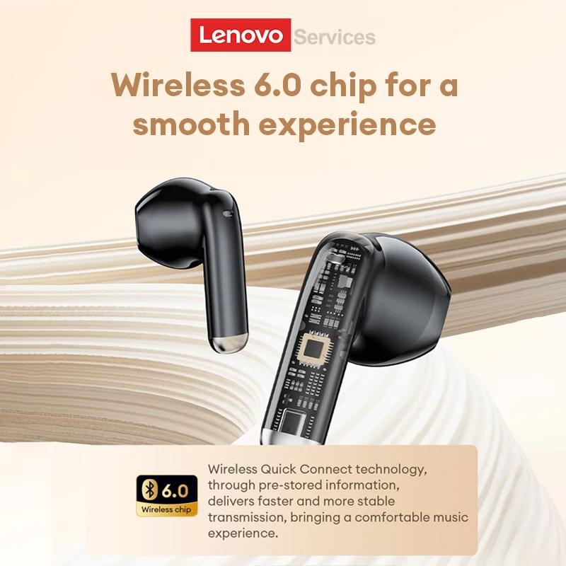 Originální bezdrátová sluchátka Lenovo LE259 Bluetooth 6.0 HIFI Herní sluchátka s potlačením hluku Sluchátka na cvičení Přehrávání hudby Stereo Sportovní sluchátka