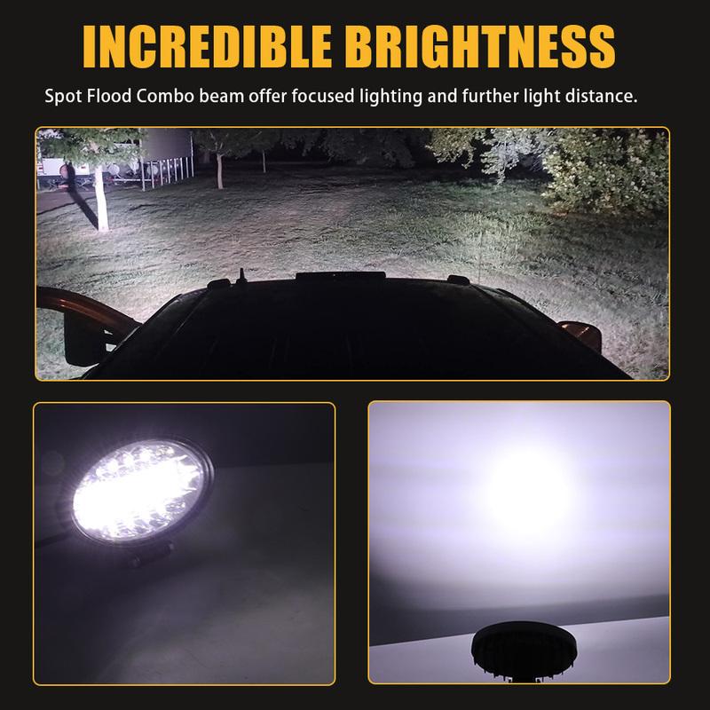 5.5 Inch Led Bar 12-24V Offroad 4x4 Led Work Light Bar Bright Addtional Spotlights Car Foggers for ATV UTV Truck SUV Motorcycle
