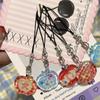 K82 Mobile Phone Lanyard, Clear and Transparent Printed Apple Keychain Pendant, Ins Super Fairy Schoolbag and Pen Case Pendant