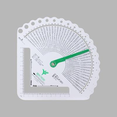 Altro Contagiri per Maglia Righello Densità 1 pz Righello Settoriale per Indumenti