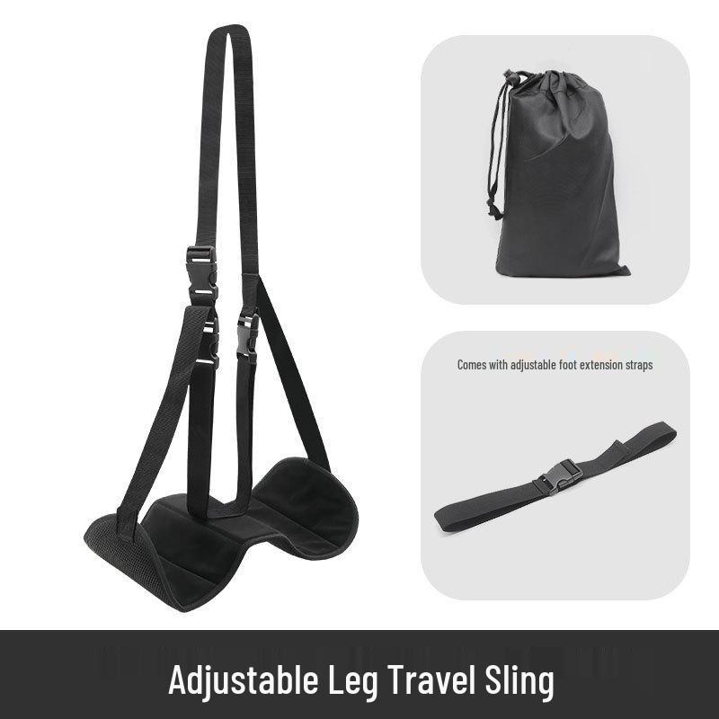 Portable Travel Foot Rest Hammock for Office, Airplane, and Train