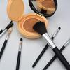 7-teiliges Make-up-Pinsel-Set mit Kunststoffgriff, Augenbrauenpinsel, Beauty Foundation, Lidschattenpinsel