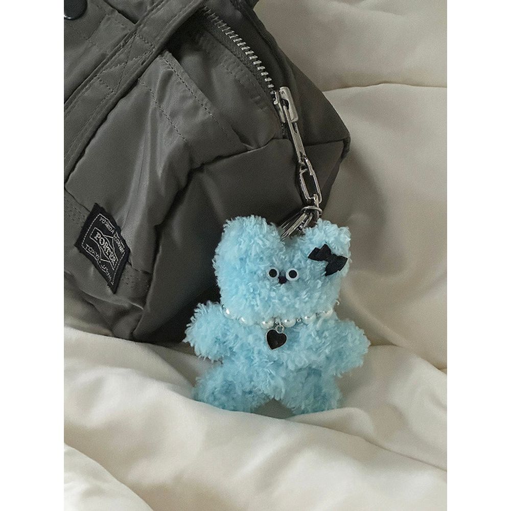 mosxe Blue bear key ring (2color)
