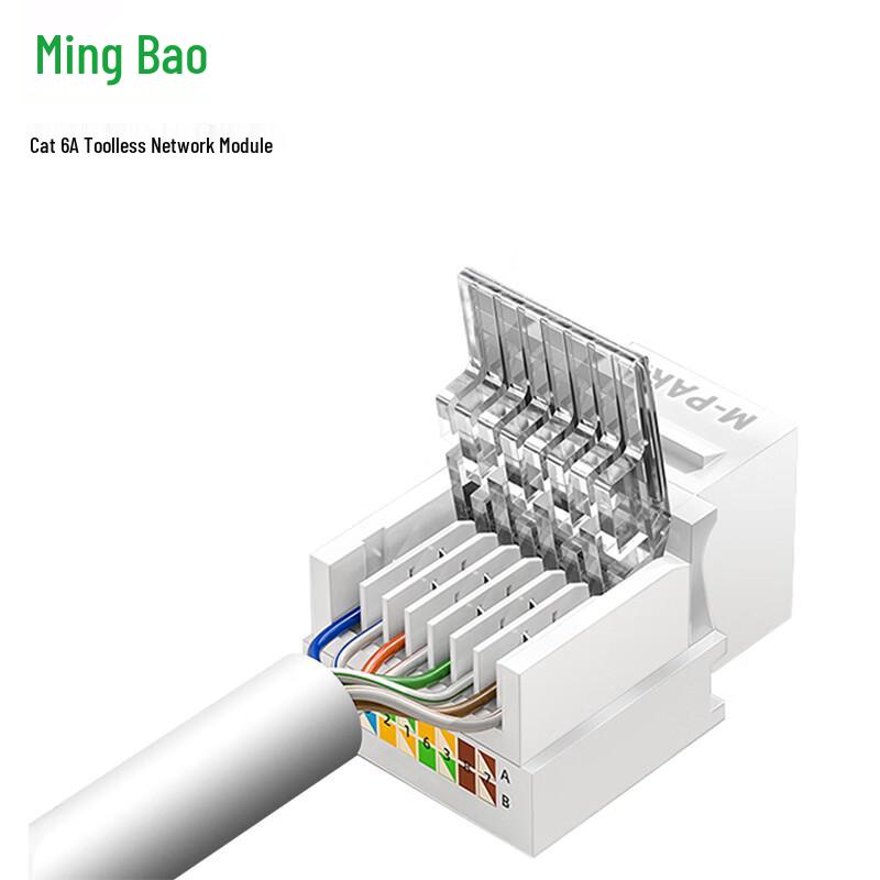 

RJ45 Cat5e Безінструментальний гігабітний мережевий модуль