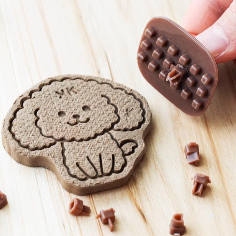 Pottery Tools Three-dimensional Movable Type Seal Not Easy Deform Easy To Clean for Printing Texture Make DIY Ceramic Decoration