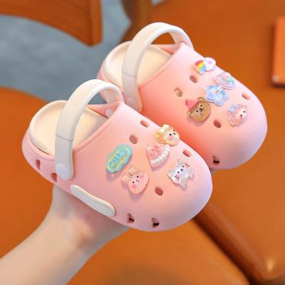 Cute Summer Children's Hole Shoes Baby Slippers Infant Lightweight Indoor Shoes Children's Beach Soft-soled Sandals