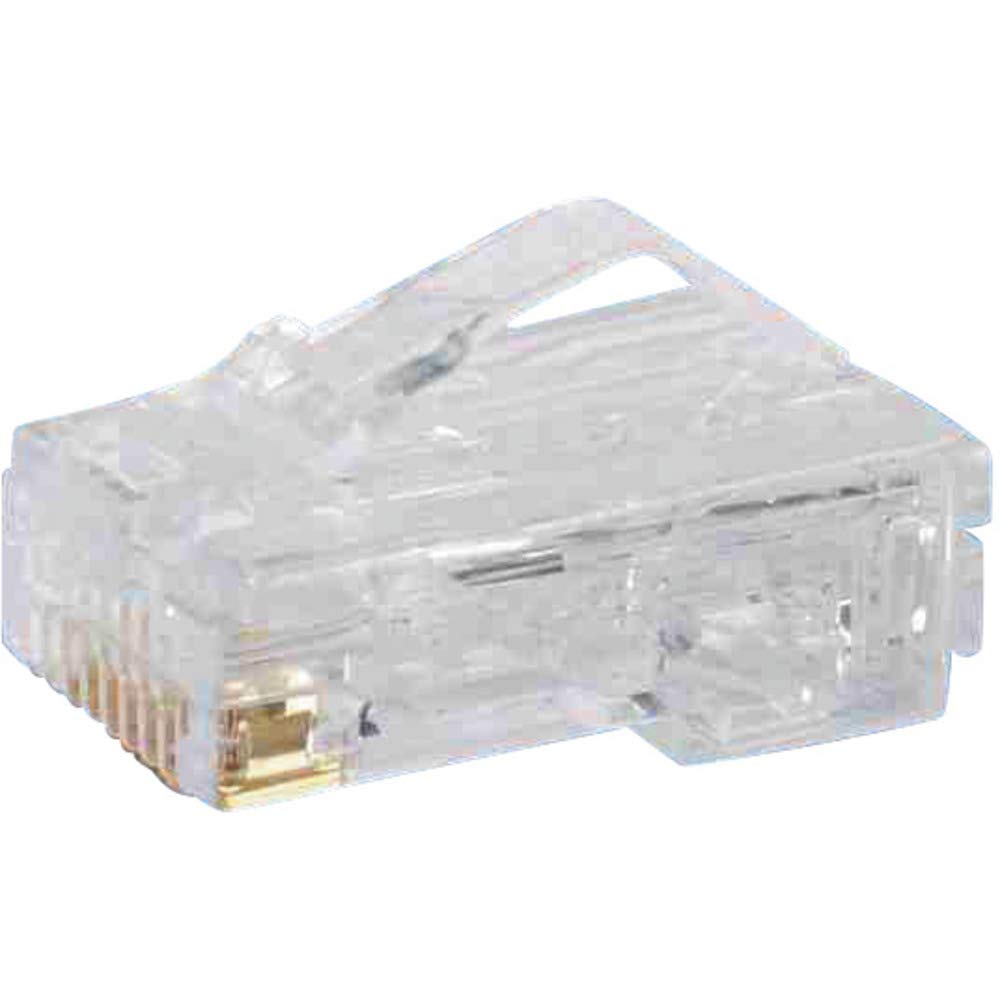 

Panduit Category 5E Modular Plug for Thin Cable, AWG28 Solid and Stranded Wires, Pack of 100, MP528-C