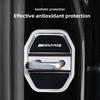 4Pcs Silicone Car Door Lock Cover Protective Buckle Cover Sticker For Mercedes Benz AMG GLC W203 W206 W220 W205 W211 W212 W201