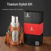MCCULLEN Pure Titanium Tea Infuser Vacuum Flask with Temp Display
