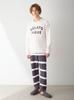 GELATO PIQUE [Homme] Powder Logo Jacquard Pullover & Long Pants Set Pmnt255052