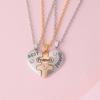 's New Love Stitching Best Friends Friend Necklace Friendship Pendant Women