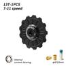 MUQZI Derailleur Ceramic Pulley Wheel 11T 12T 13T 14T 7-11 Speed Bike Rear Derailleur Jockey Wheel for Shimano Sram