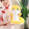 with Hand 2025 Snake Year Mascot Doll Flower Lucky Snake Plushies Doll  Company Annual Meeting