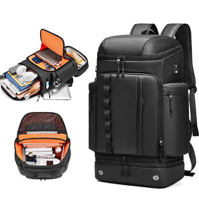 Outwalk Yeni Büyük Kapasiteli 55L Su Geçirmez Dış Mekan Seyahat Sırt Çantası 16,17 İnç Çok Fonksiyonlu Laptop Sırt Çantası