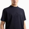 Emporio Armani Logo Round Neck Short Sleeve T-Shirt Men tops Navy-Blue EM001040-AF13669-UB118