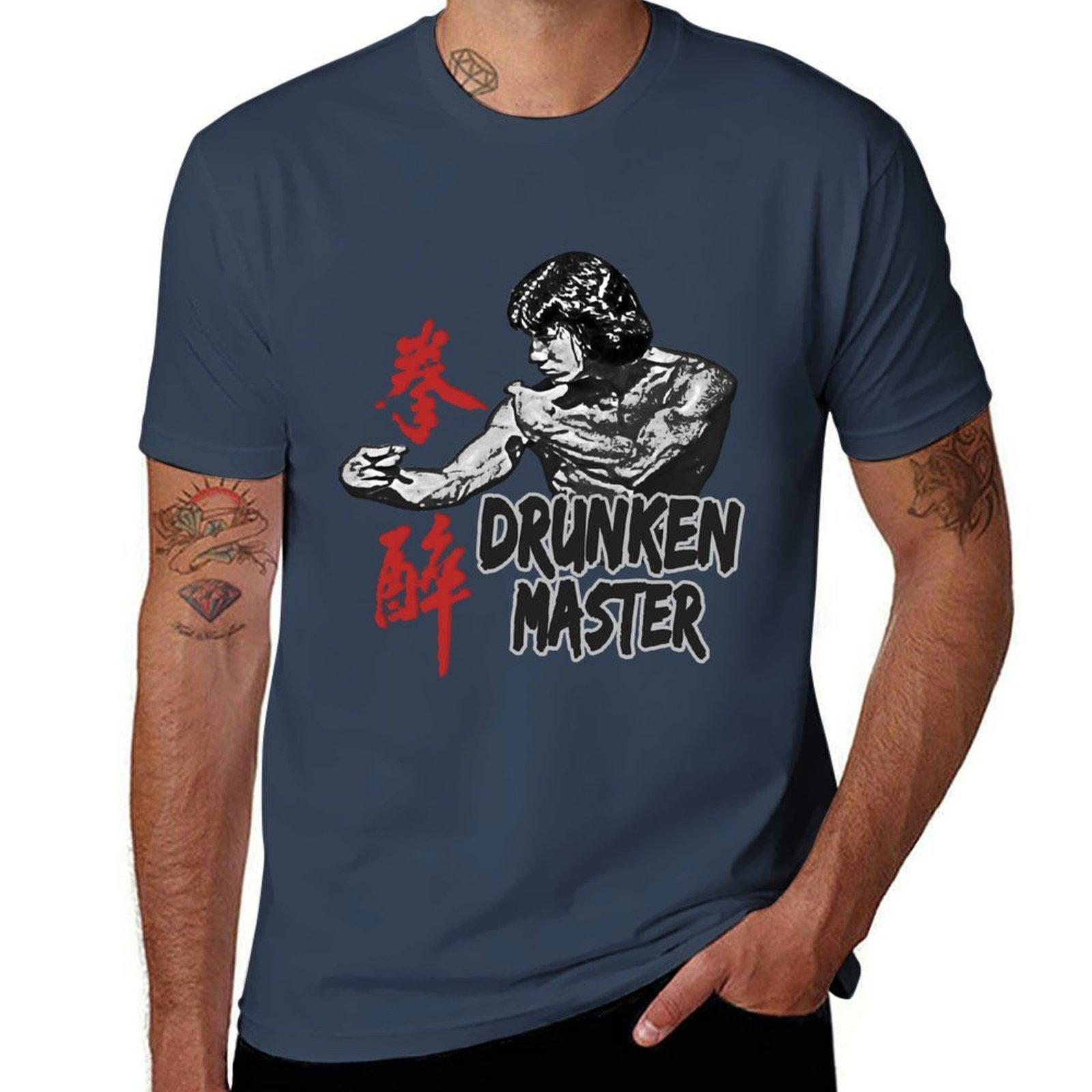 Jackie Chan Drunken Master Kung Fu Martial Arts Fighter Es Tshirt Lightweight Print Tshirt S