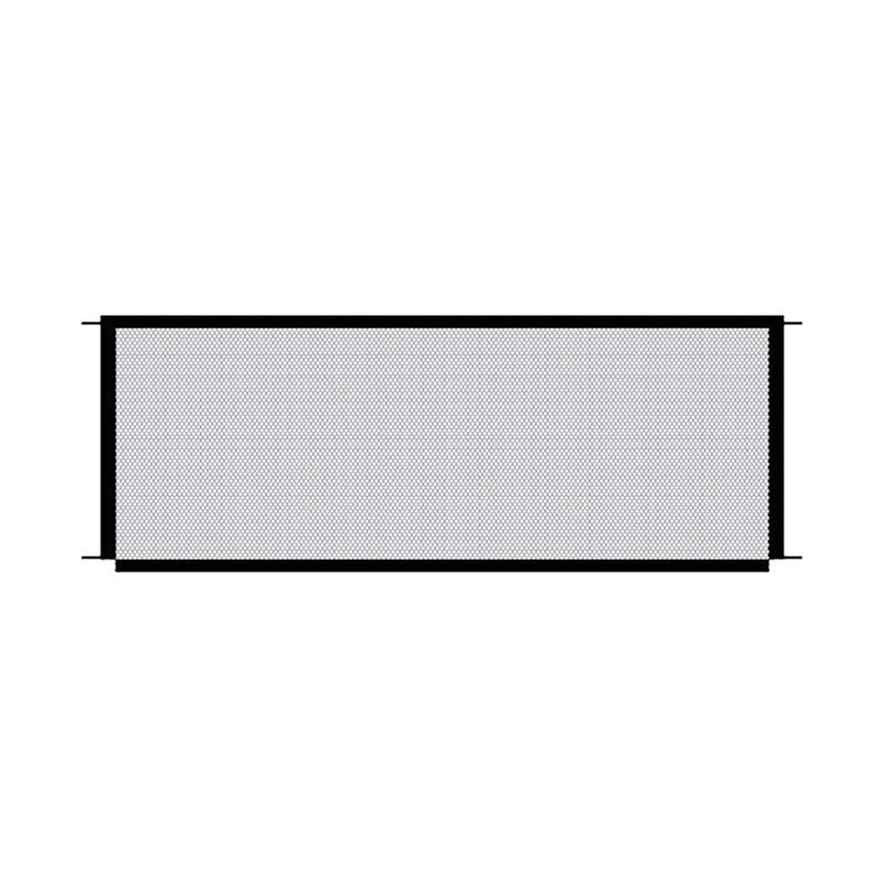 

Портативный складной забор для изоляции домашних животных, ворота для собак, ограждение для собак, внутреннее и внешнее ограждение для собак L 180x72cm чёрный