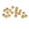 18Pcs String Tuning Peg Gear Metal Guitar Hex Hole Gears Strings Accessory for Tunings 1: 15Gold
