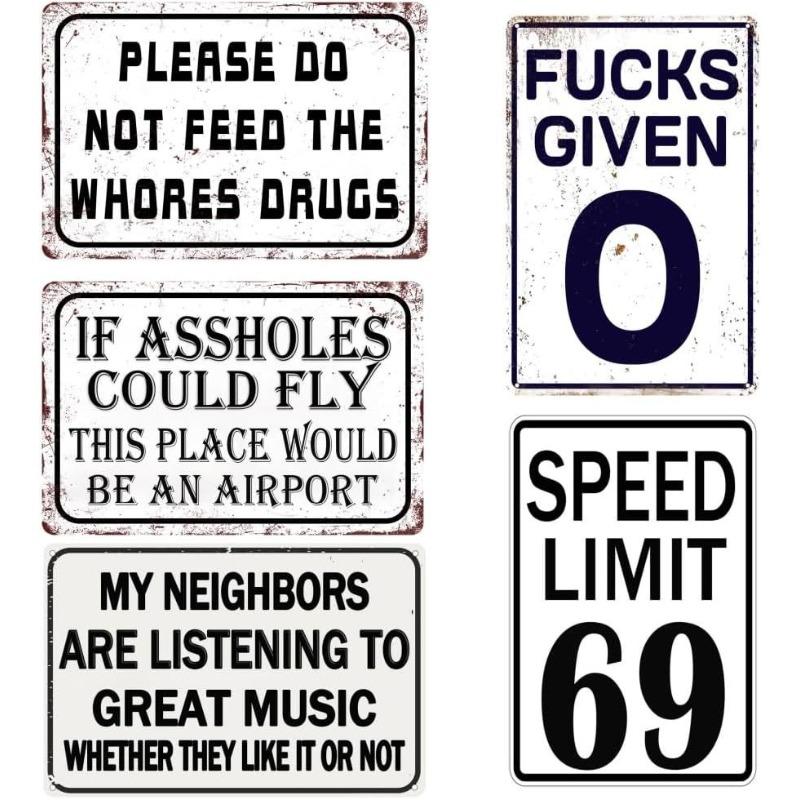 "Live" Word Metal Sign, Retro Wall Art Decor