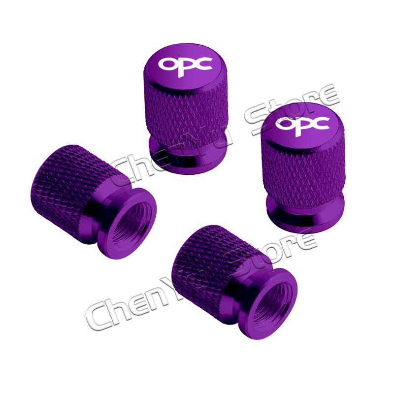 4Pcs OPC Logo Car Metal Wheel Tire Valve Caps Stem Case Dust Cap For Opel Astra Insignia Corsa Rocks Junior Accessories Styling