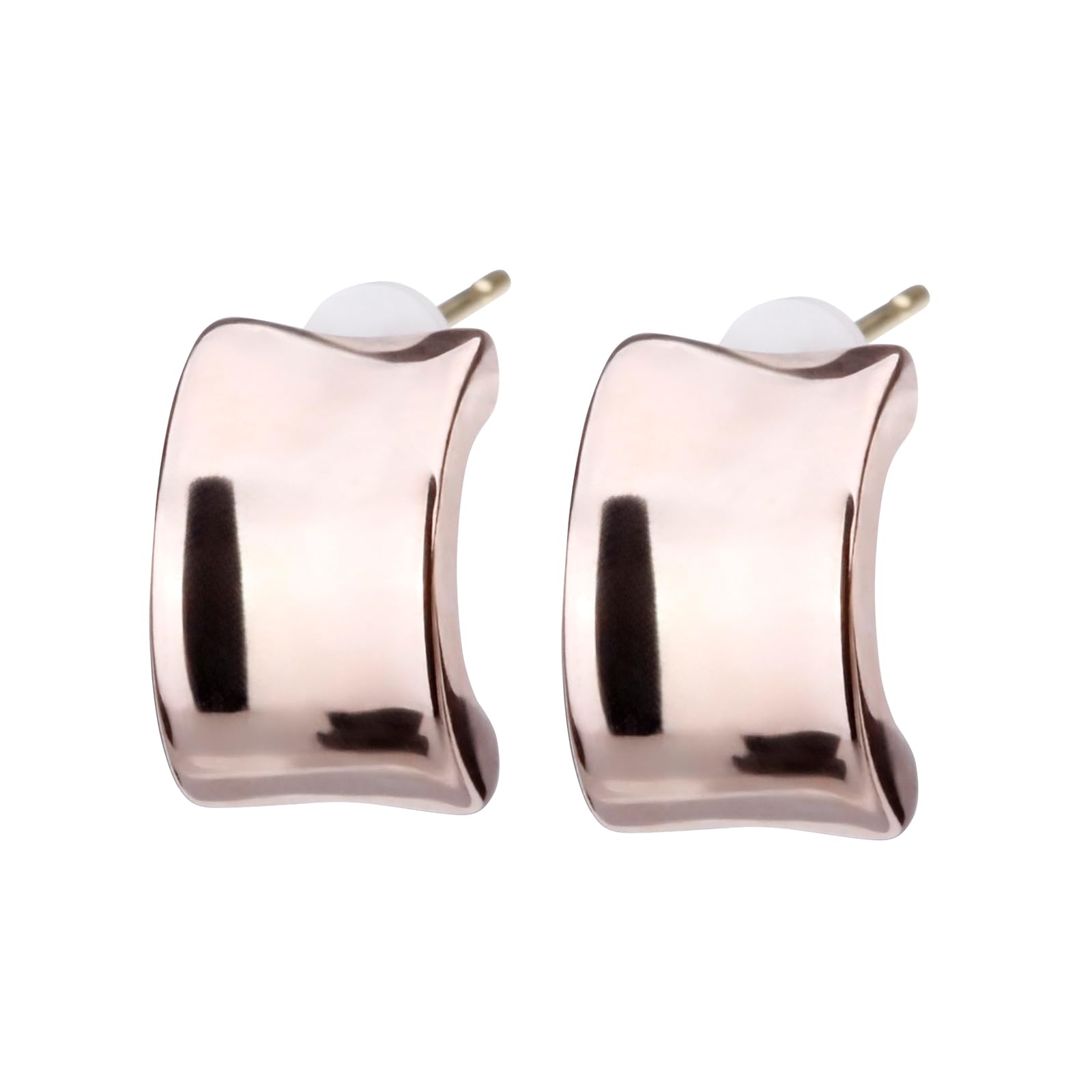 

LOKUMI Made in K18 Craft Hoop 18K Nickel Earrings, Japan, 18K, Post, K18, Hypoallergenic, Hoop, Series, Earrings, Women s, Simple, Small, Nuanced,