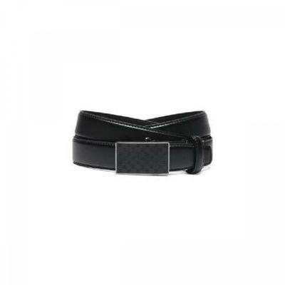 Black Logo Buckle Leather Automatic Belt Dbbe1e838bk