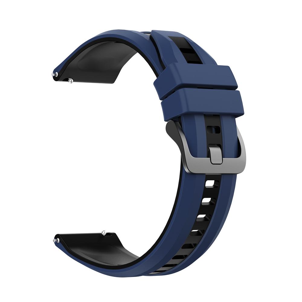 22mm Two-tone Silicone Watch Starp For Huawei Watch GT 6 Pro 6 5Pro 5 46mm/Ultimate 2/5 46mm 4 3Pro Replacement Watch Band