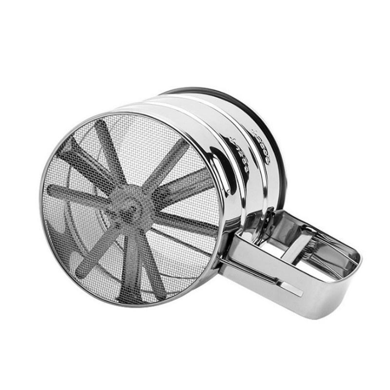 Hand-held Small Flour Sieve Baking Utensils Stainless Steel Handheld Flour Sieve Cup Powder Sieve