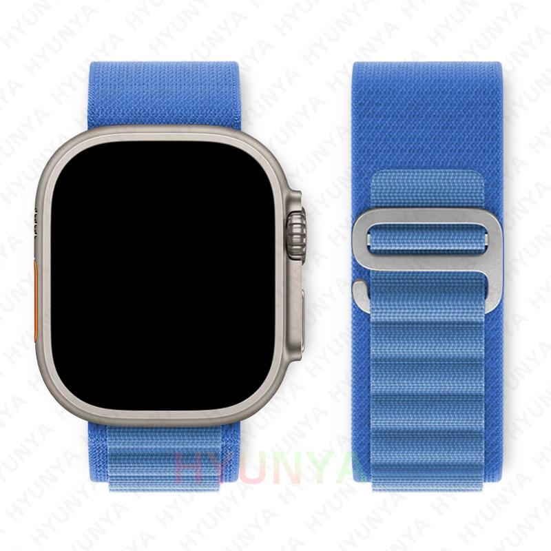 Alpine Λουράκι για Apple Watch Band Σειρά 10 9 8 7 SE Ultra 2 41mm 42mm 45mm 46mm 49mm 40mm 44mm IWatch Correa Λουράκι Ρολόι Βραχιόλι