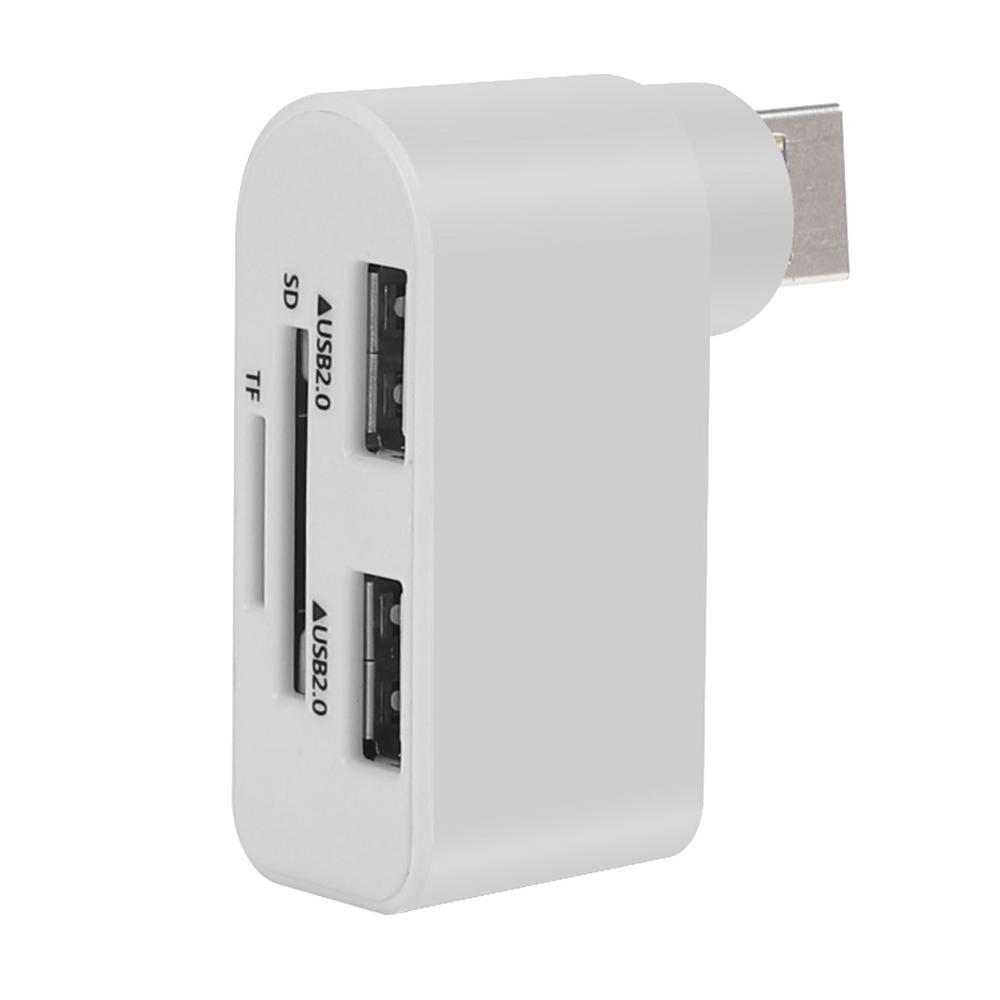 USB Hub For PC 4 Port Mini USB Hub Multifunctional Rotating 480Mbps USB Hub For Laptop Car Tablets Desktop PC