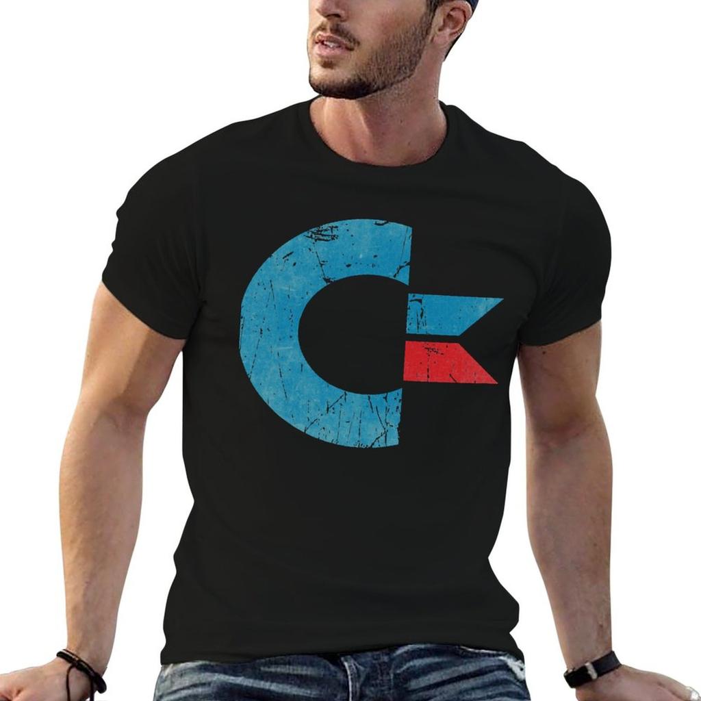 T-shirt Classique Logo Rétro Commodore Ultra Doux Respirant Haut