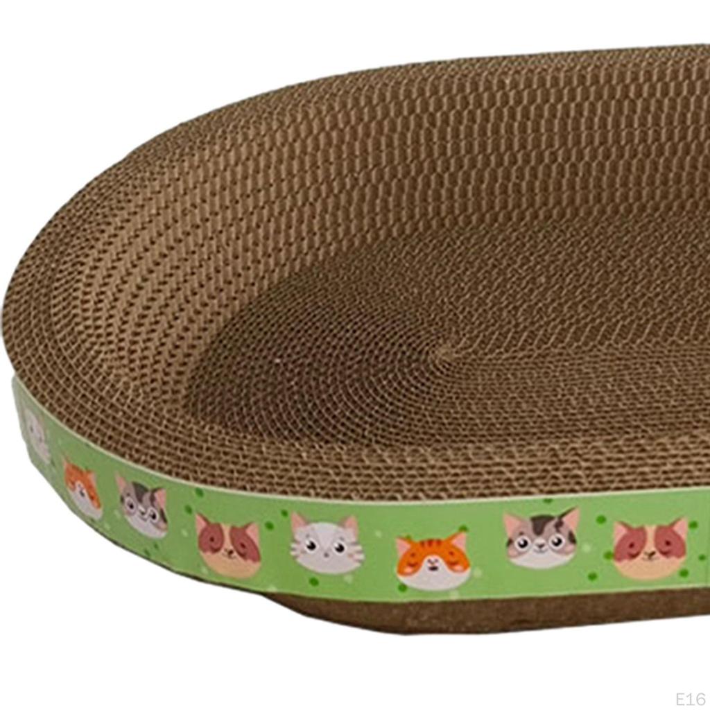 Cardboard Cat Scratcher Bed, Training Toy, Furniture Protection Lounge for Indoor Cats, Scratching