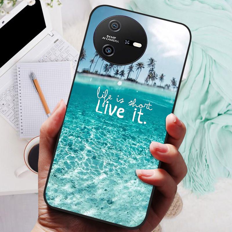 For Oscal Tiger 12 Case Tiger12 Black Cover Lion Wolf Silicone Soft Back Cases For Oscal Tiger 12 Phone Case Protective Shell