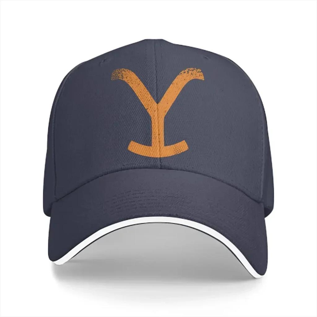 Czapki z daszkiem Dutton Ranch Złote Logo Park Narodowy Yellowstone Kapelusze Przeciwsłoneczne dla Mężczyzn Kobiet