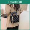 Street Style Mini Pu Crossbody Bag With Chain Strap For Daily Wear