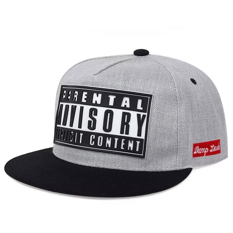 European and American cross border hot three dimensional letter printing baseball hat men and women flat brim hip hop hat street