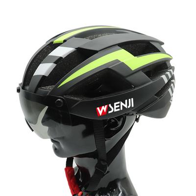 Road Speed Skating Roller Skating, Bicycle Mountain Bike Riding, Helmet with Goggles