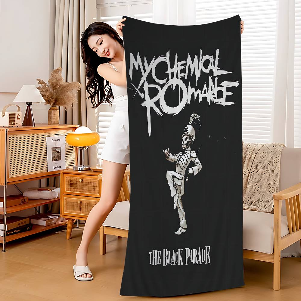 Telo Mare Cartone Animato My Chemical Romance Carino Kawaii Decorazione Stanza Bagno Ragazze Bambini Asciugamani per Mano per Bagno Doccia