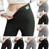 Dames Hoge Taille Casual Broeken Kleur Fleece Thermische Leggings Winter Lange Fleece Broeken Pluche Hardlopen