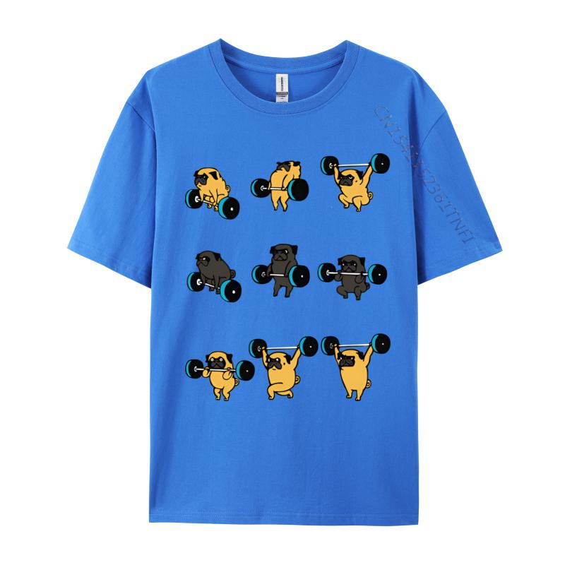 2024 New T Shirt Lifting Pugs Vintage Tshirt Unisex Cotton Tshirts Anime Printed Tee Shirts Oversized T Shirt Unisex