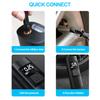 12V Portable Air Compressor 150PSI Rechargeable Mini Electric Tire Inflator Digital Pressure Gauge